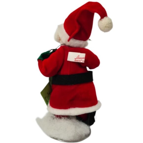 Annalee Dolls Mobilitee 1960s Vintage Santa Claus with Stick Christmas Decor - Picture 2 of 7